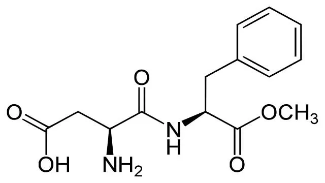 فرمول ساختاری آسپارتام