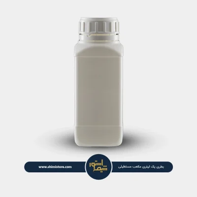 بطری یک لیتری مکعب مستطیل